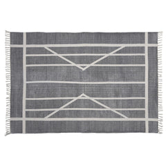 4' X 6' Gray Area Rug - Homeroots