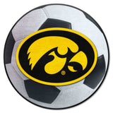 Iowa Hawkeyes Soccer Ball Rug - 27in. Diameter