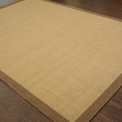 7' X 10' Beige Indoor Outdoor Area Rug - Homeroots