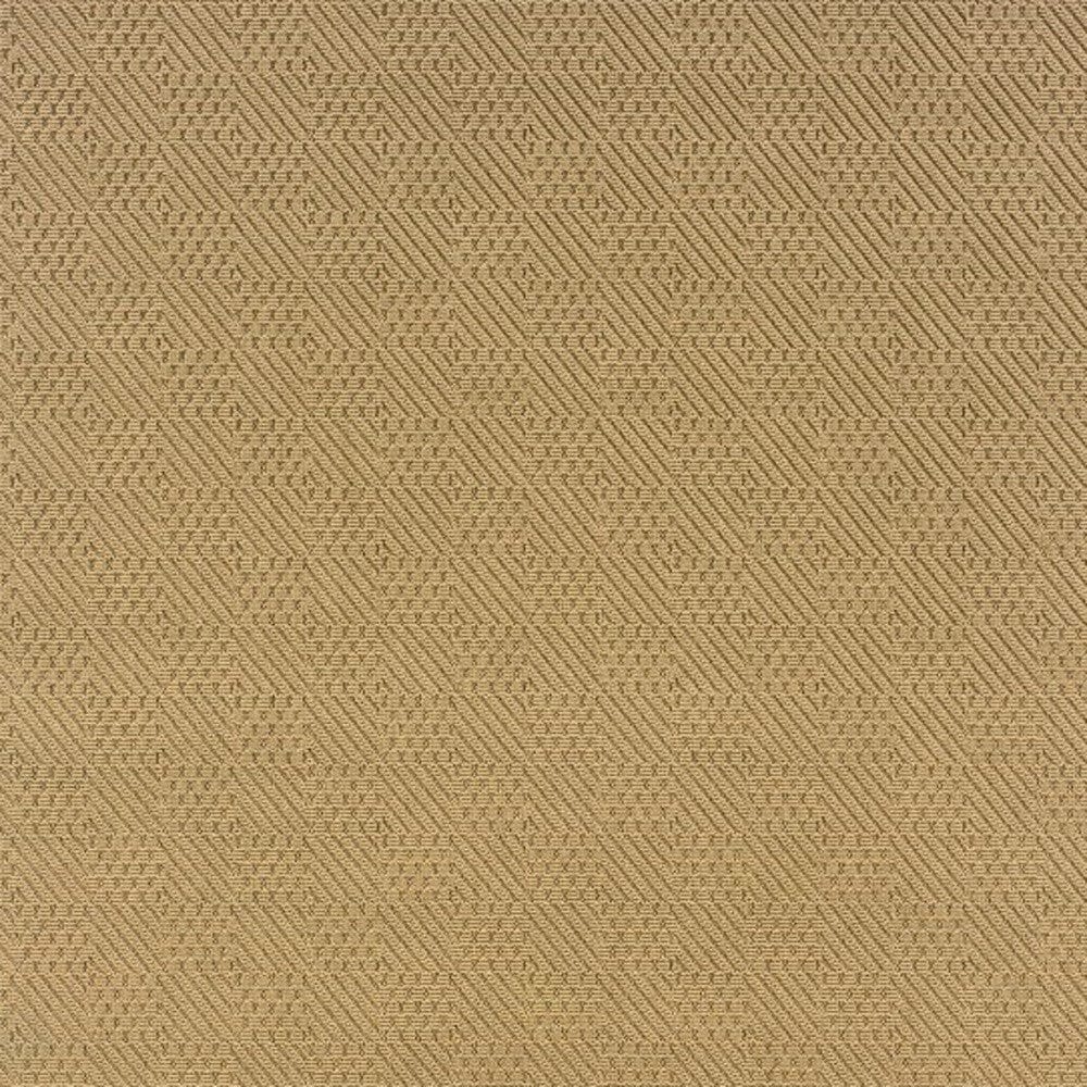 7' X 10' Beige Indoor Outdoor Area Rug - Homeroots