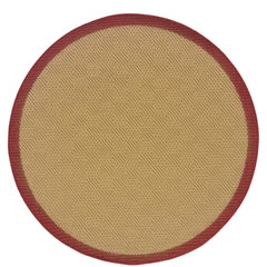 8' X 8' Beige Indoor Outdoor Area Rug - Homeroots