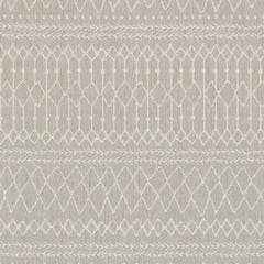 7' X 9' Gray and Ivory Indoor Outdoor Area Rug - Homeroots