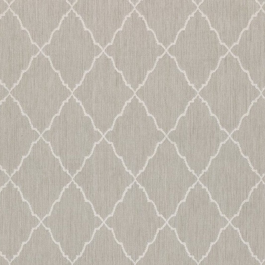 8' X 10' Gray and Ivory Indoor Outdoor Area Rug - Homeroots