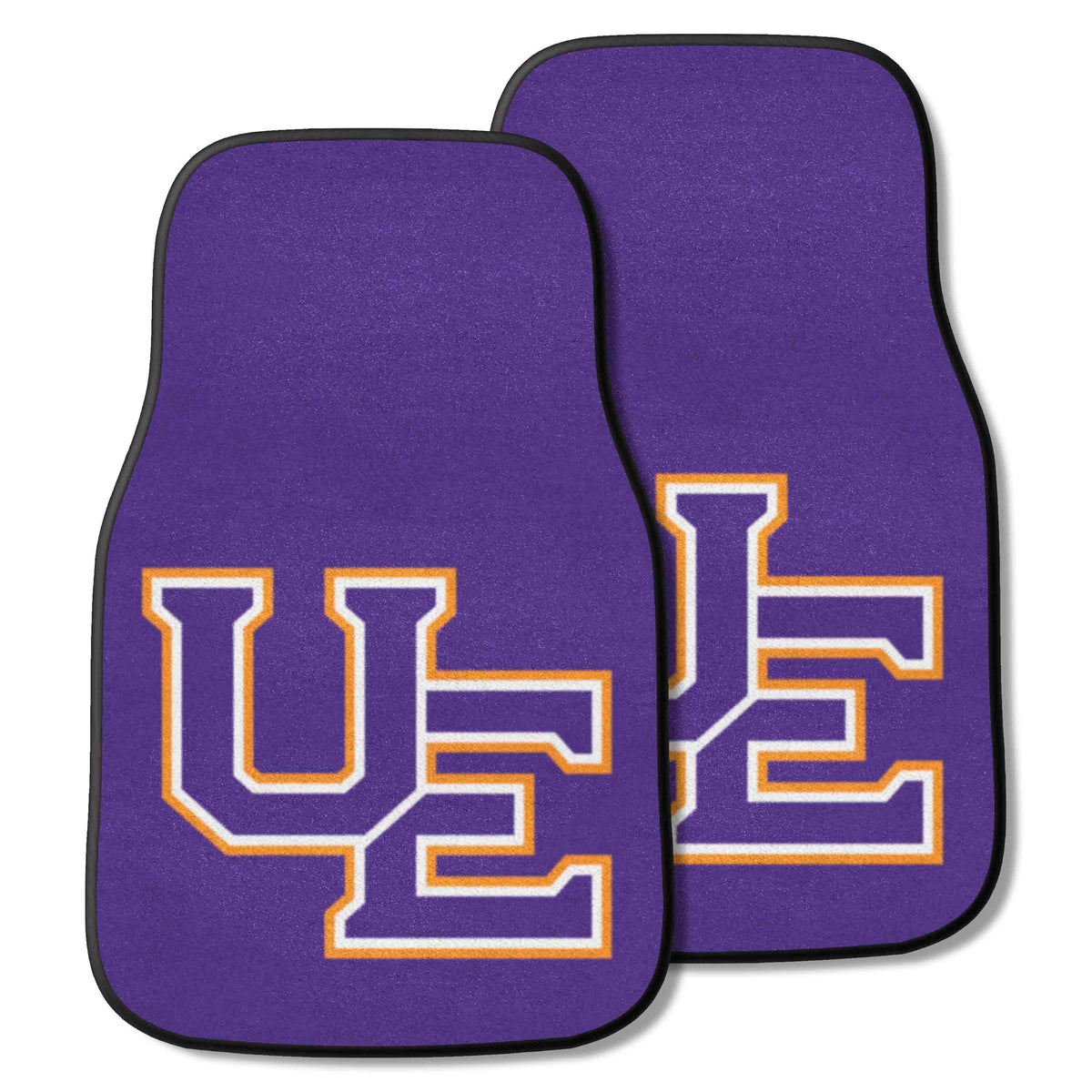 Evansville Purple Aces Front Carpet Car Mat Set - 2 Pieces - Evansville