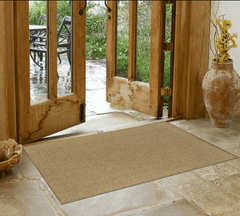 2' X 4' Tan Faux Seagrass Indoor Outdoor Area Rug