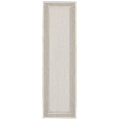 Gray and Ivory Indoor Outdoor Area Rug