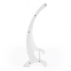 Glossy White Blanket Stand