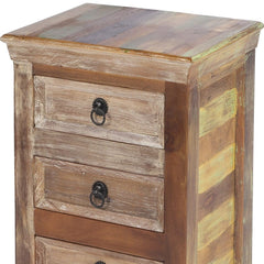 16" Modern Rustic Three Drawer Accent Chest - Homeroots