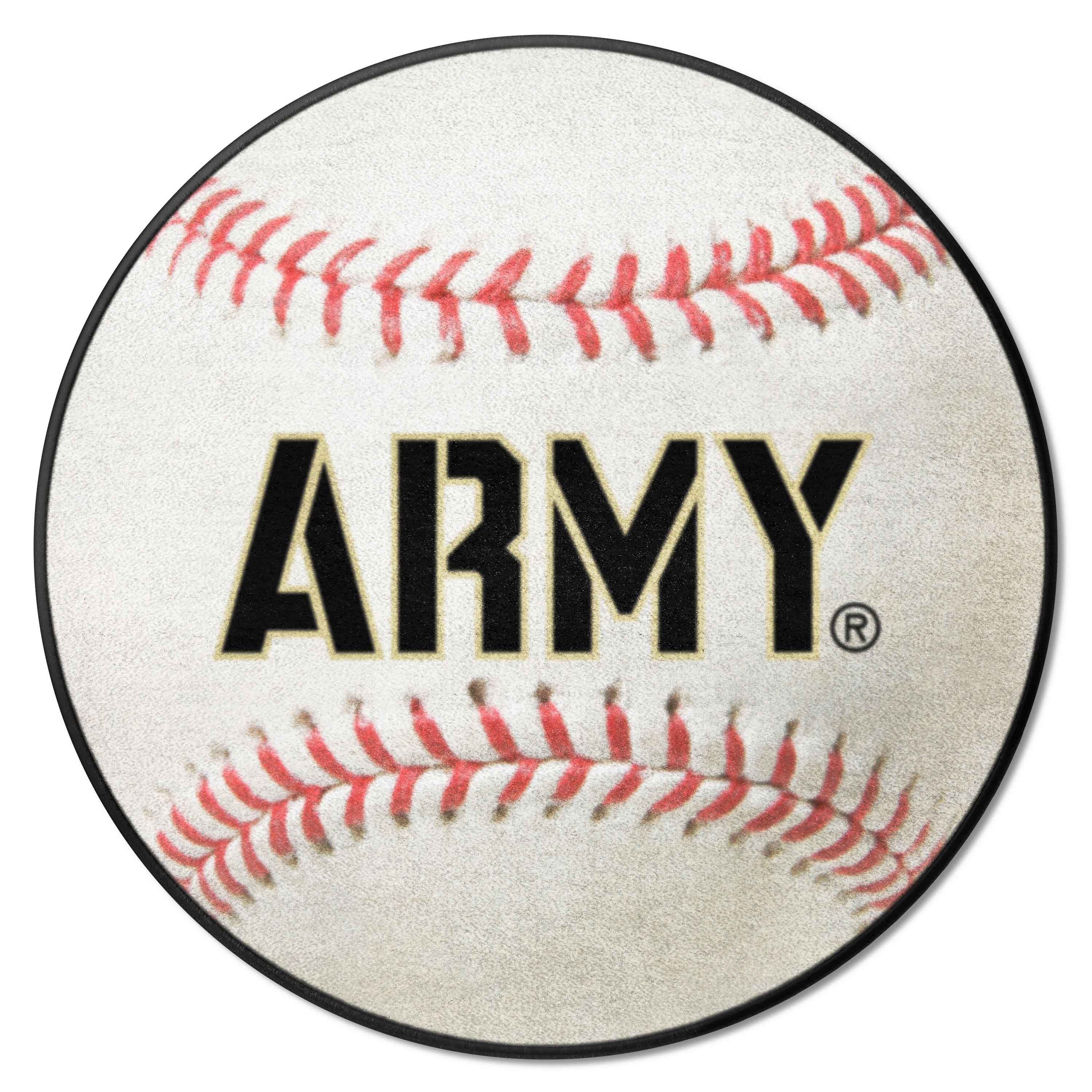 Army West Point Black Knights Baseball Rug - 27in. Diameter