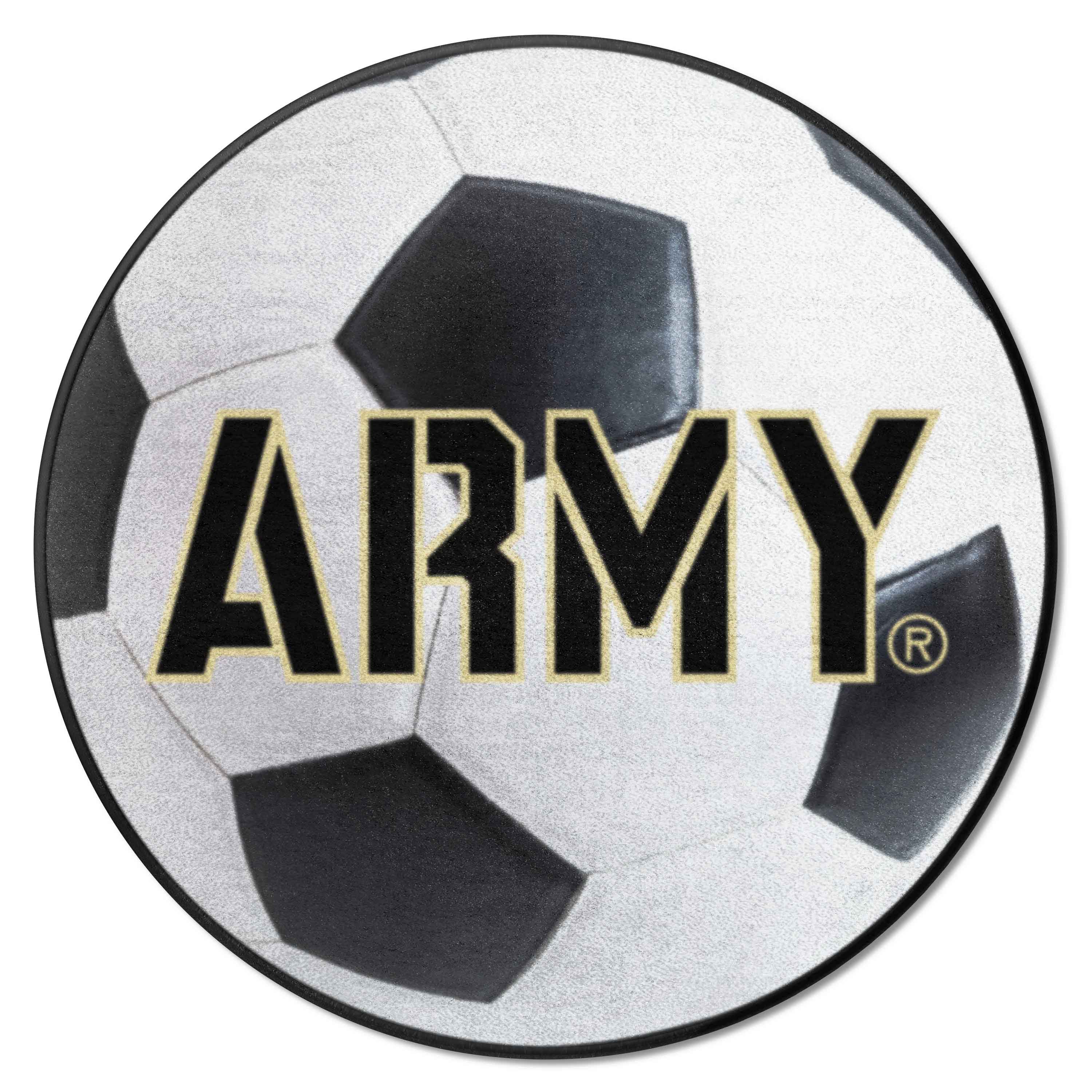 Army West Point Black Knights Soccer Ball Rug - 27in. Diameter