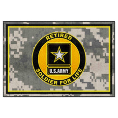 U.S. Army 5ft. x 8 ft. Plush Area Rug