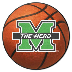 Marshall Thundering Herd Basketball Rug - 27in. Diameter