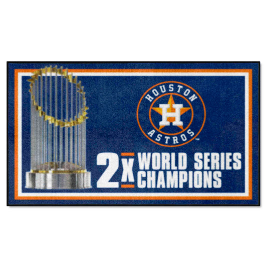 Houston Astros Dynasty 3ft. x 5ft. Plush Area Rug - Houston Astros