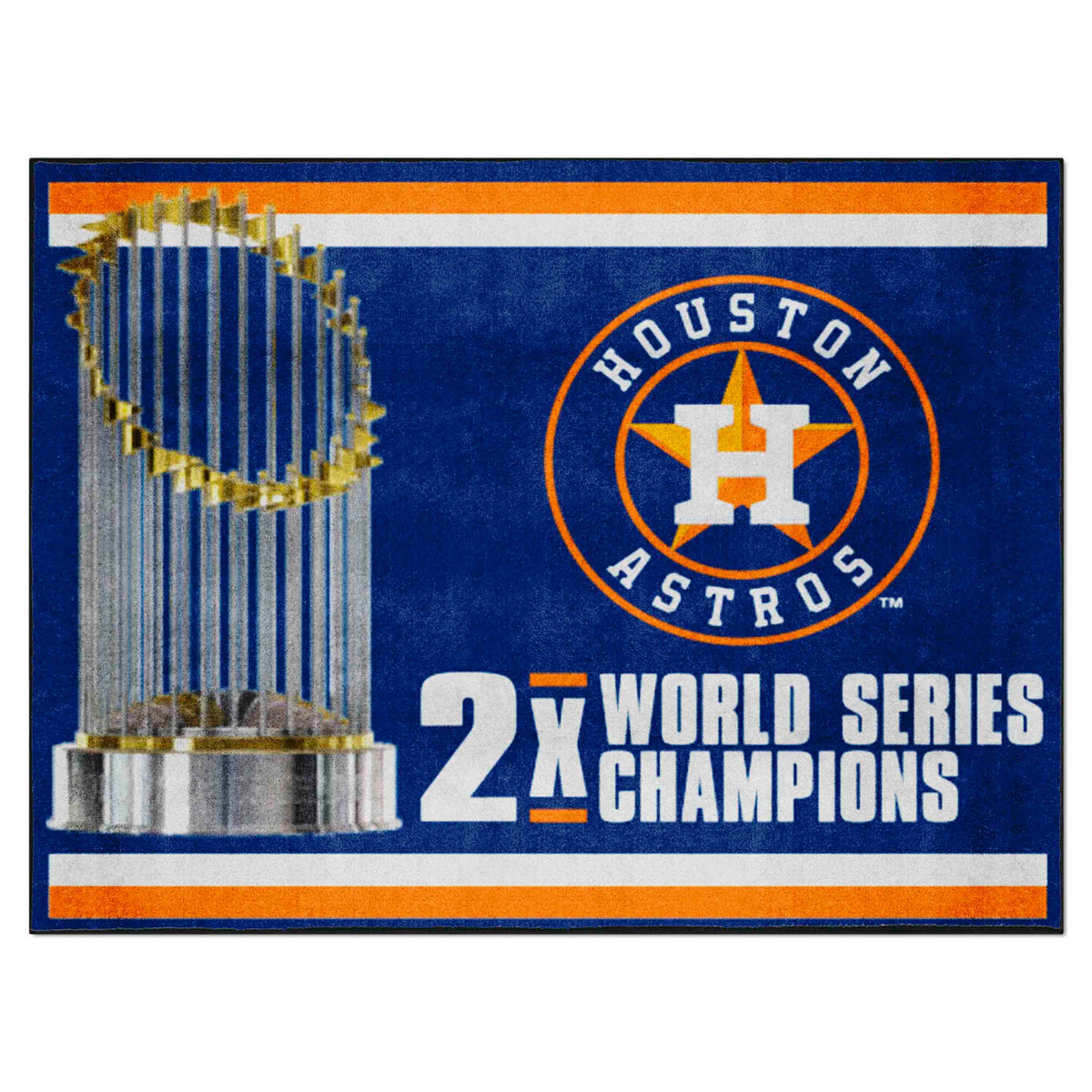 Houston Astros Dynasty 8ft. x 10 ft. Plush Area Rug - Houston Astros