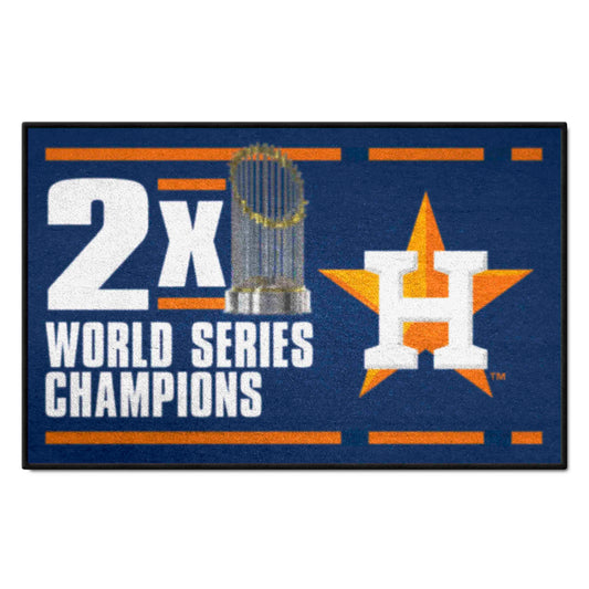 Houston Astros Dynasty Starter Mat Accent Rug - 19in. x 30in. - Houston Astros