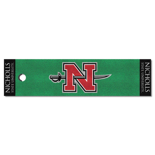 Nicholls State Colonels Putting Green Mat - 1.5ft. x 6ft. - Nicholls State