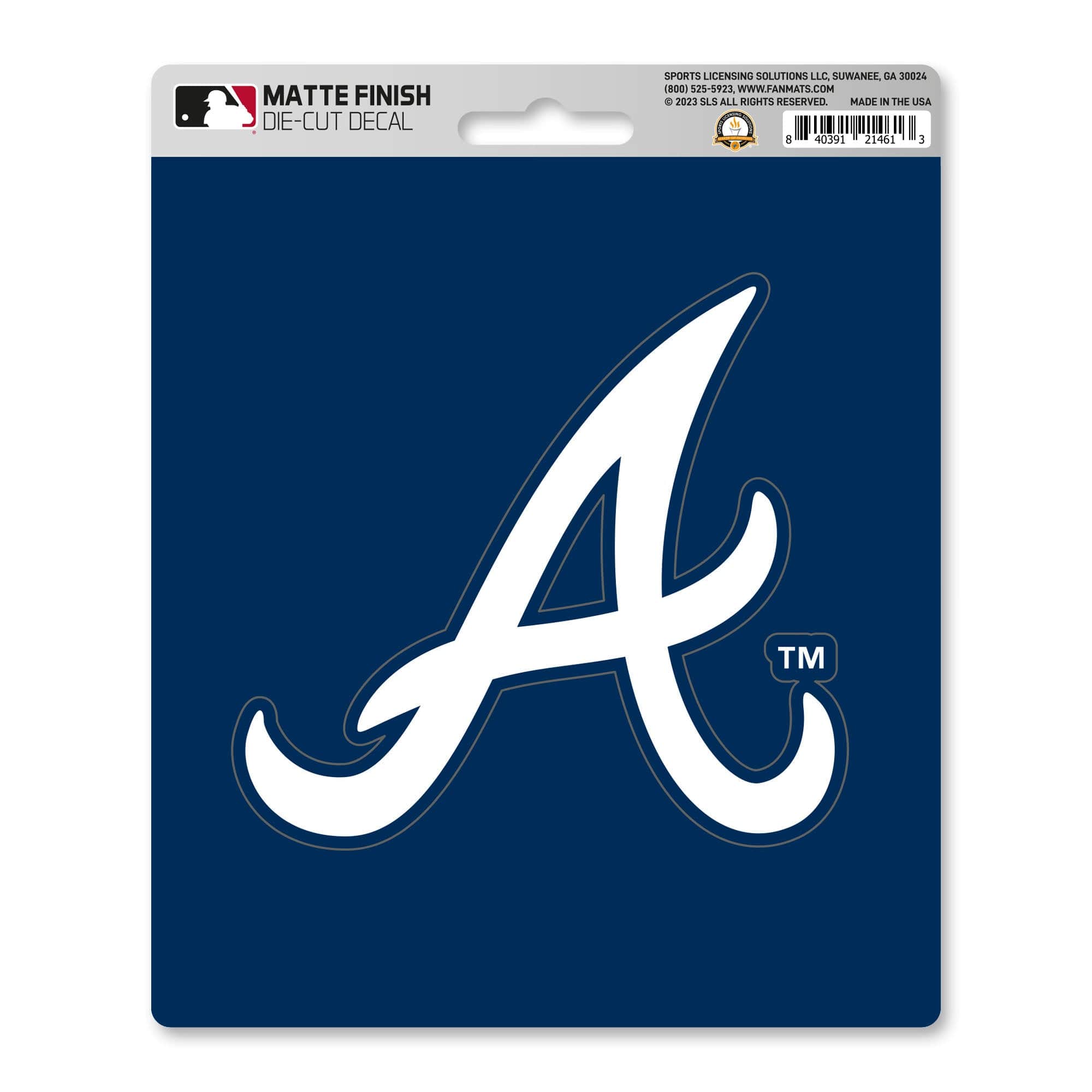 Atlanta Braves Matte Decal Sticker - Atlanta Braves