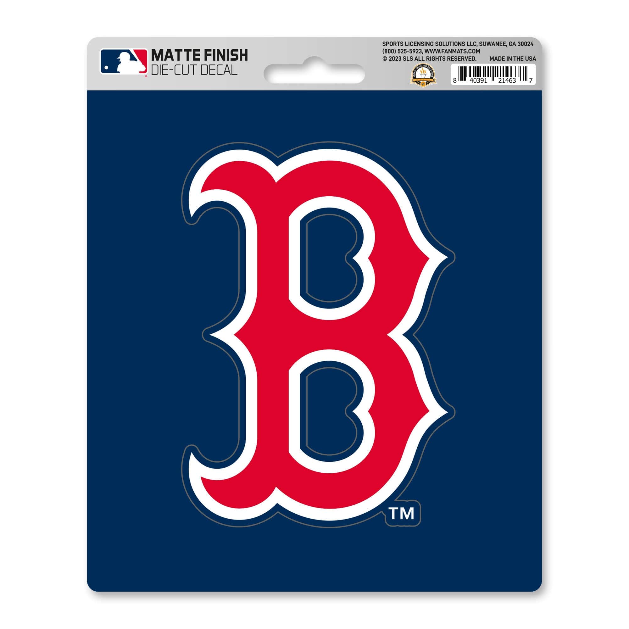 Boston Red Sox Matte Decal Sticker - Boston Red Sox