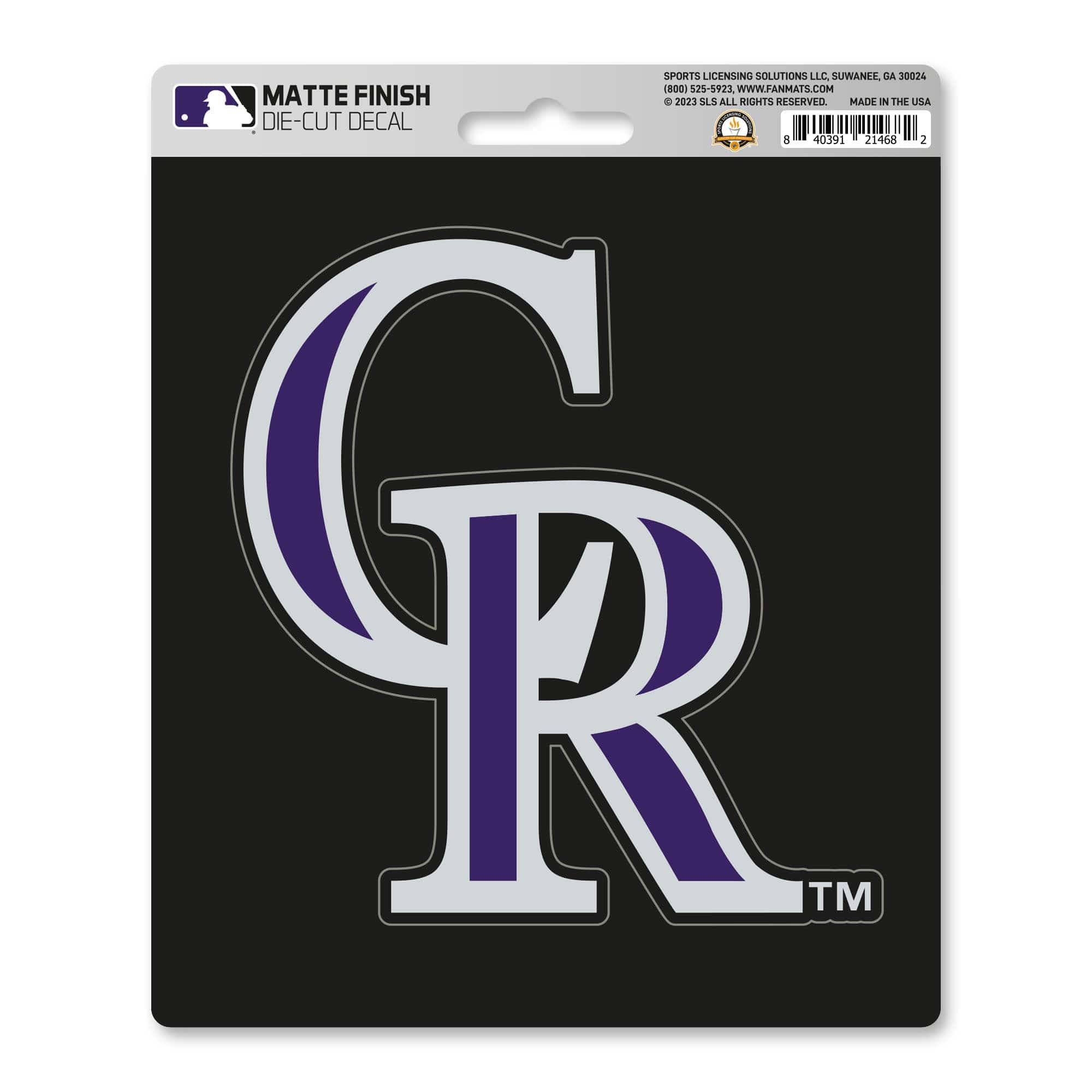 Colorado Rockies Matte Decal Sticker - Colorado Rockies