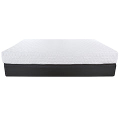 8 Inch Luxury Plush Gel Infused Memory Foam And Hd Support Foam Smooth Top Mattress