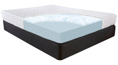 8" Three Layer Gel Infused Memory Foam Smooth Top Mattress Twin Xl