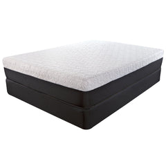 11.5" Lux Copper Infused Gel Memory Foam And High Density Foam Mattress Twin - Homeroots