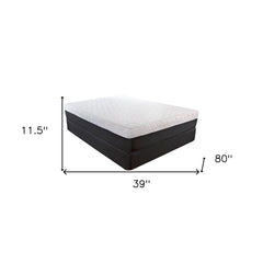 11.5" Lux Copper Infused Gel Memory Foam And High Density Foam Mattress Twin Xl