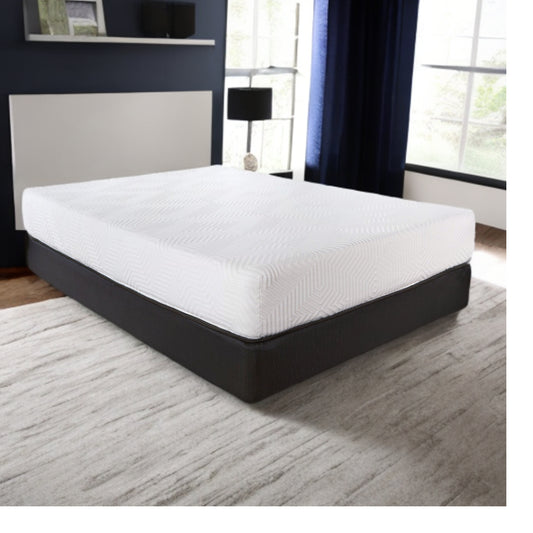 10.5" Hybrid Lux Memory Foam And Wrapped Coil Mattress Twin