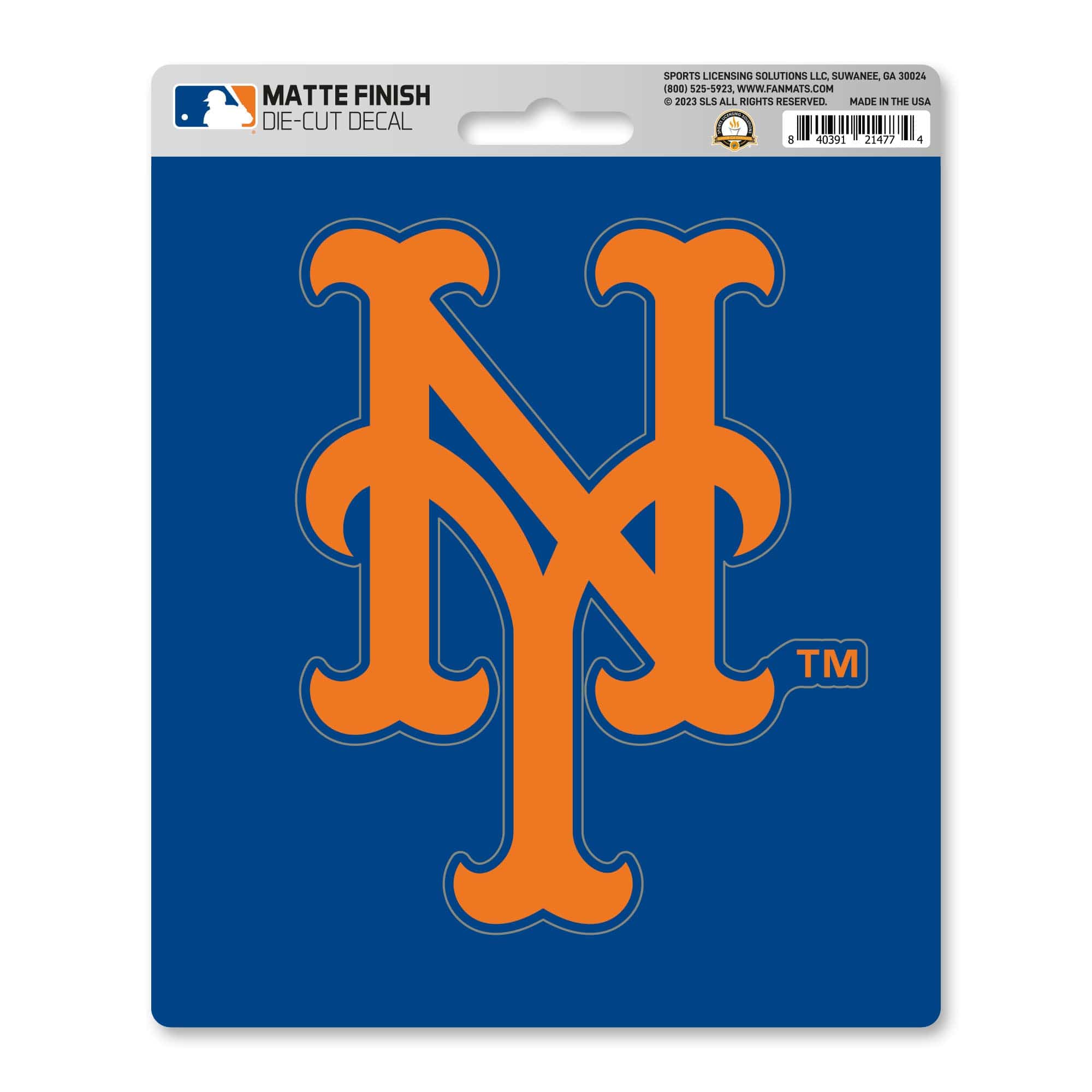 New York Mets Matte Decal Sticker - New York Mets