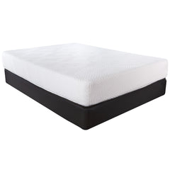 10.5" Hybrid Lux Memory Foam And Wrapped Coil Mattress Twin Xl