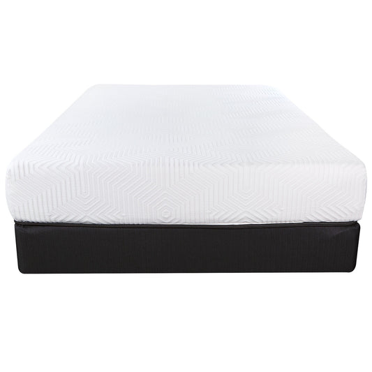 10.5" Hybrid Lux Memory Foam And Wrapped Coil Mattress Twin Xl