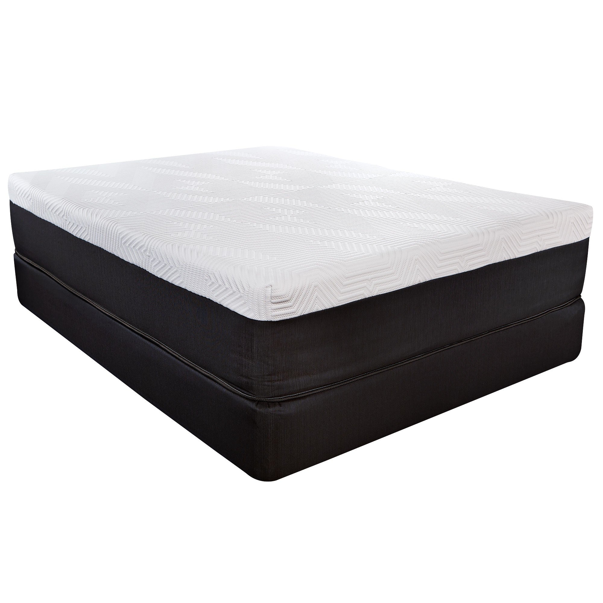 14" Hybrid Lux Memory Foam And Wrapped Coil Mattress Twin Xl