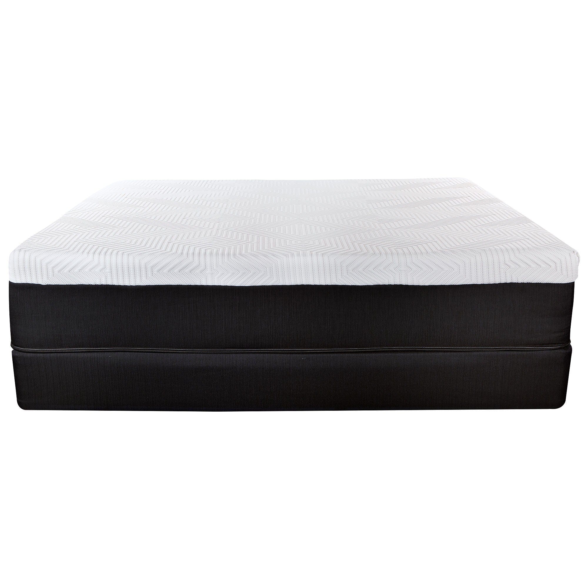 14" Hybrid Lux Memory Foam And Wrapped Coil Mattress Twin Xl - Homeroots