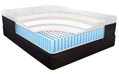 14" Hybrid Lux Memory Foam And Wrapped Coil Mattress Twin Xl