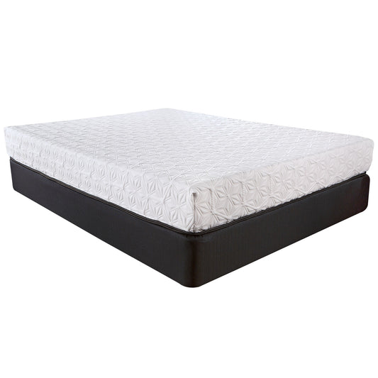 8" Three Layer Gel Infused Memory Foam Smooth Top Mattress  Queen