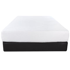 10.5" Hybrid Lux Memory Foam And Wrapped Coil Mattress Queen