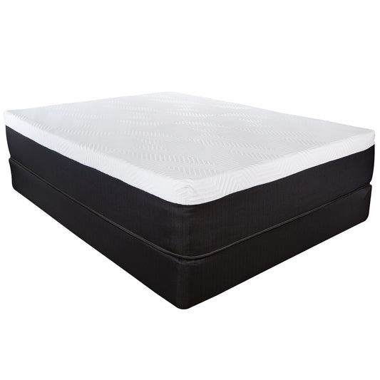 13" Hybrid Lux Memory Foam And Wrapped Coil Mattress Queen