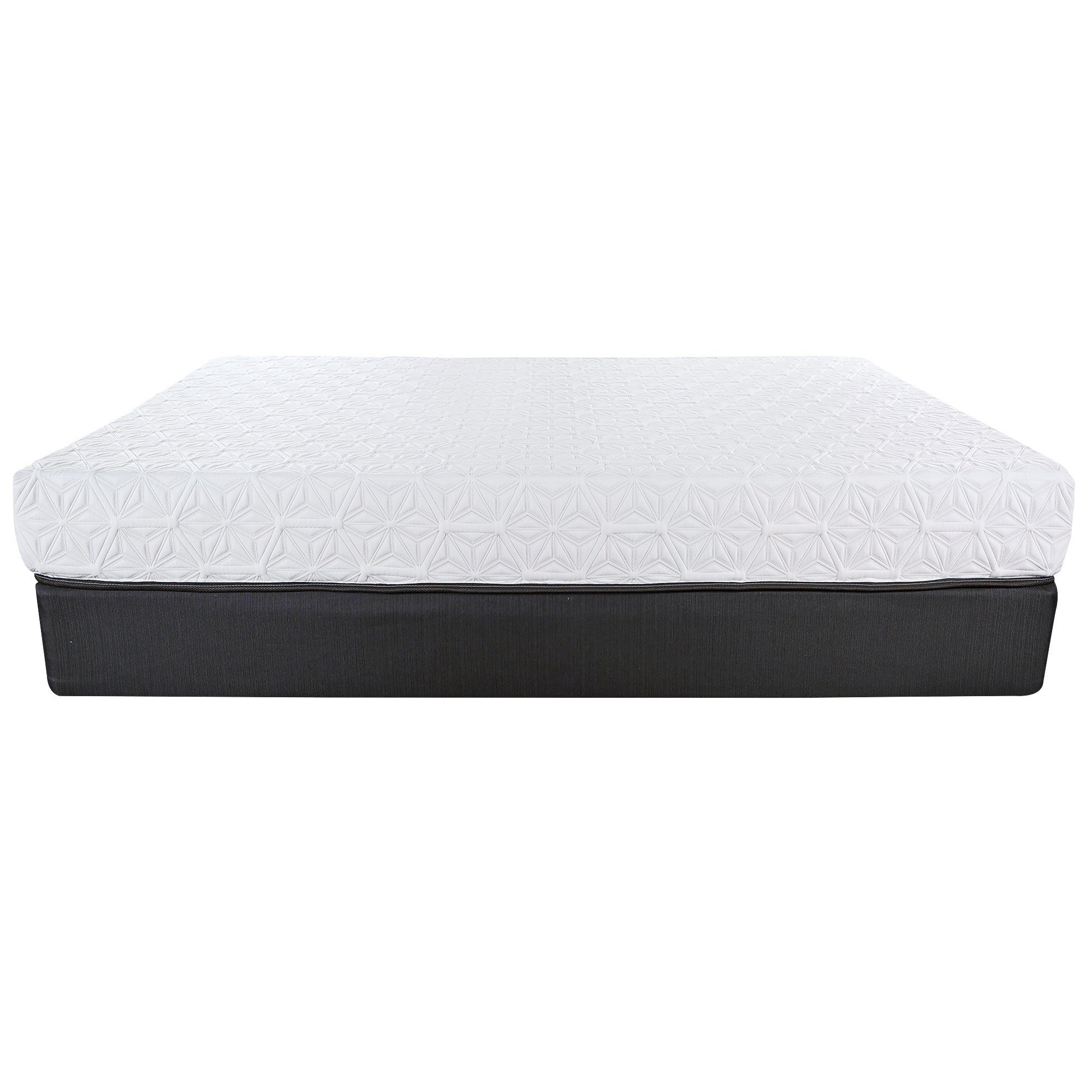 8" Three Layer Gel Infused Memory Foam Smooth Top Mattress King