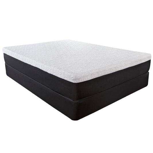 10.5" Lux Gel Infused Memory Foam And High Density Foam Mattress Cal King