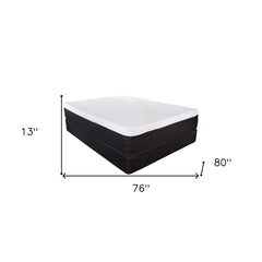 13" Hybrid Lux Memory Foam And Wrapped Coil Mattress King - Homeroots