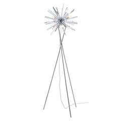 71" Steel Multi Light Traditional Shaped Floor Lamp