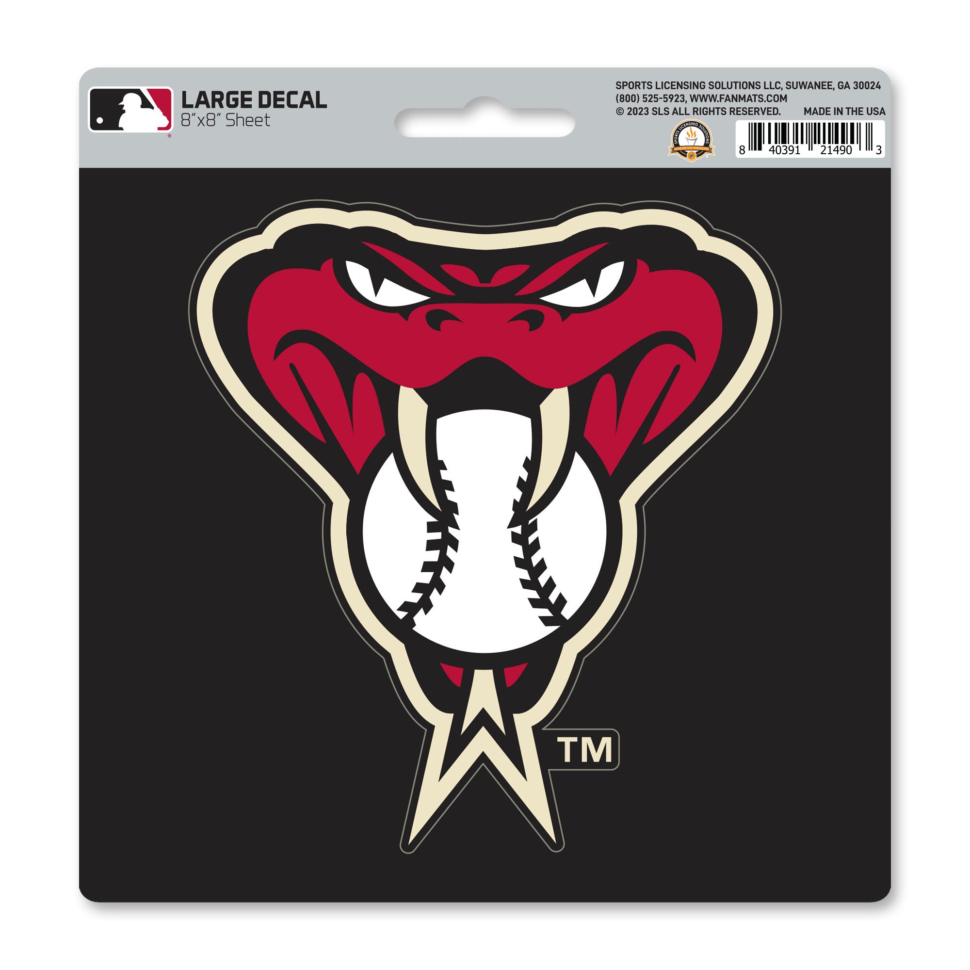 Arizona Diamondbacks Large Decal Sticker