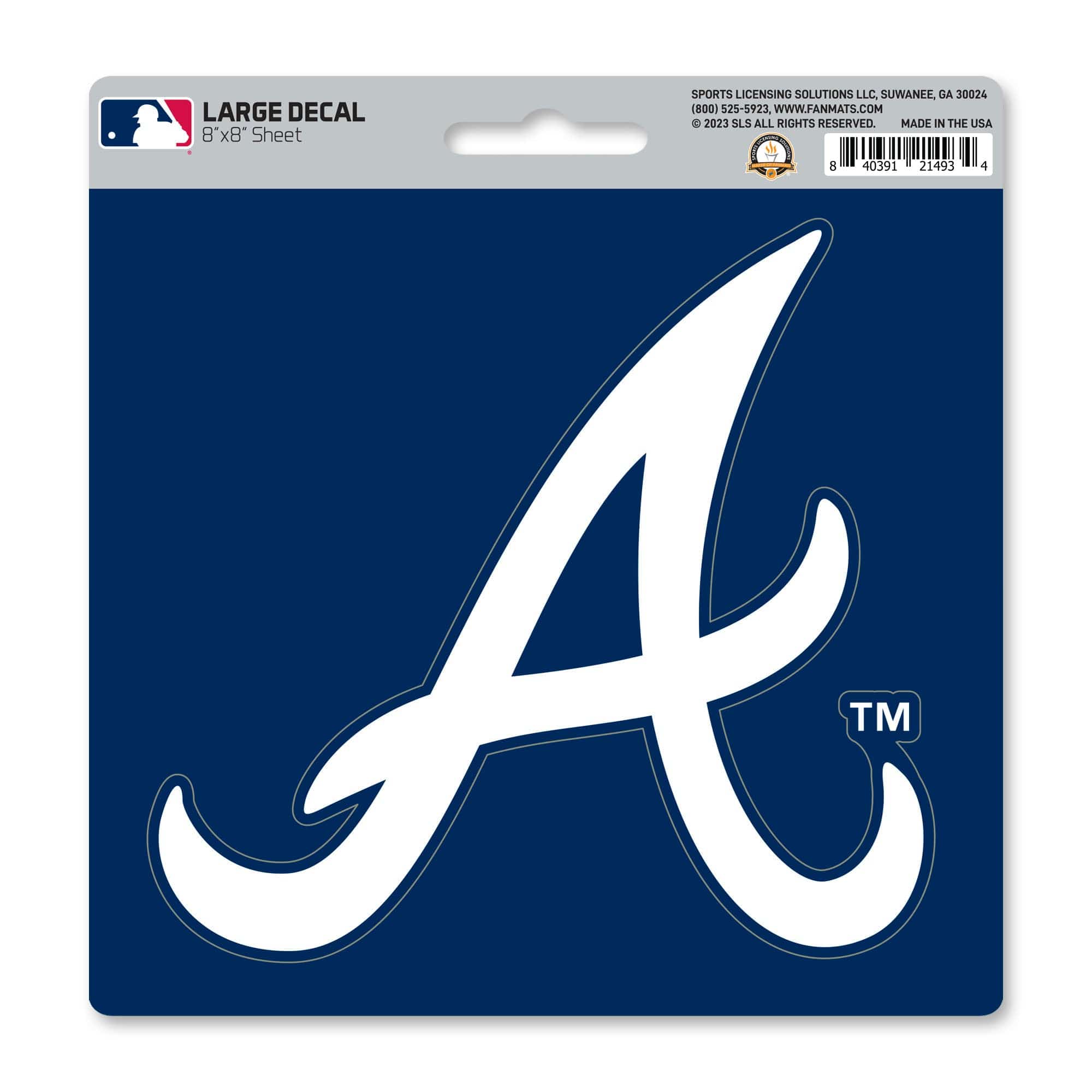 Atlanta Braves Large Decal Sticker - Atlanta Braves