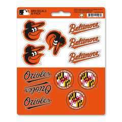 Baltimore Orioles 12 Count Mini Decal Sticker Pack - Baltimore Orioles