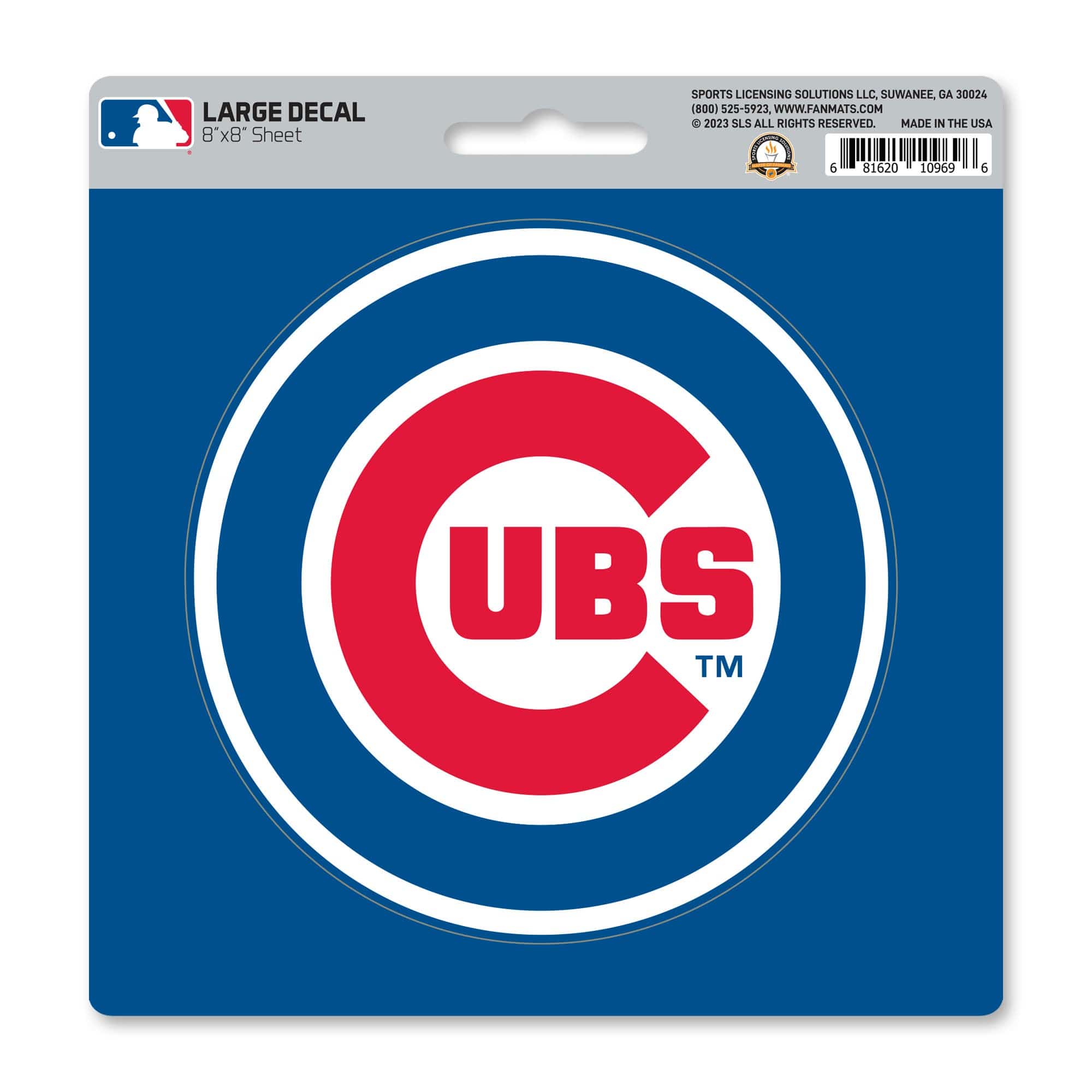 Chicago Cubs Large Decal Sticker - Chicago Cubs