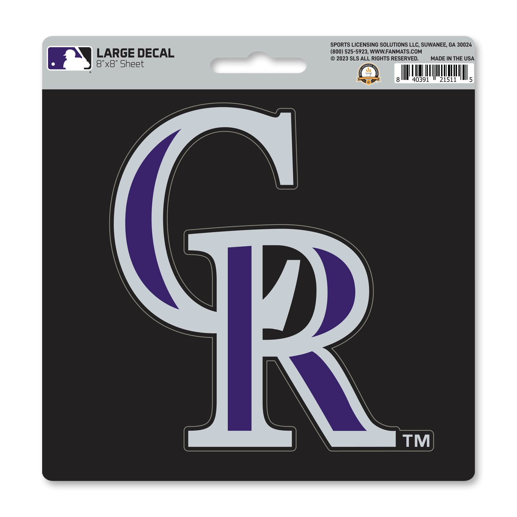 Colorado Rockies Large Decal Sticker - Colorado Rockies