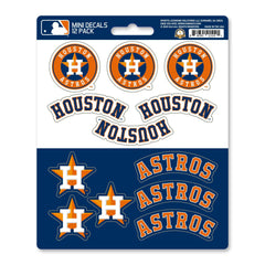 Houston Astros 12 Count Mini Decal Sticker Pack - Houston Astros