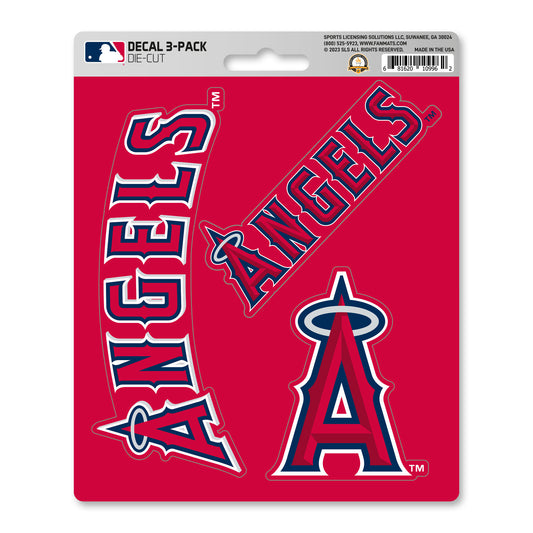 Los Angeles Angels 3 Piece Decal Sticker Set