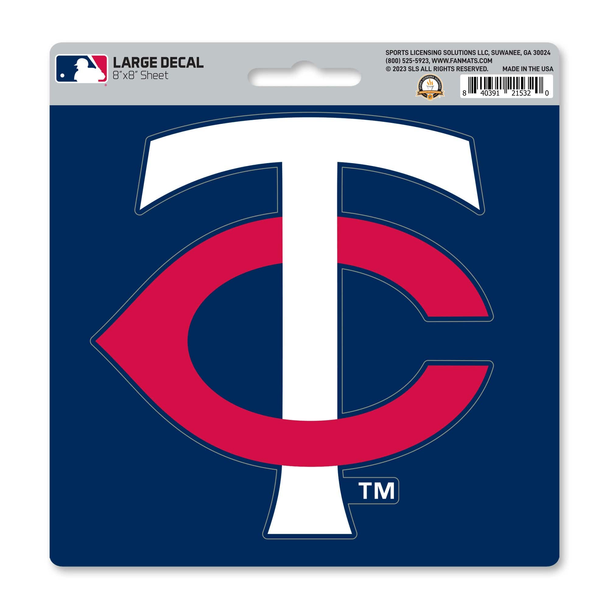 Minnesota Twins Large Decal Sticker