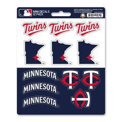 Minnesota Twins 12 Count Mini Decal Sticker Pack